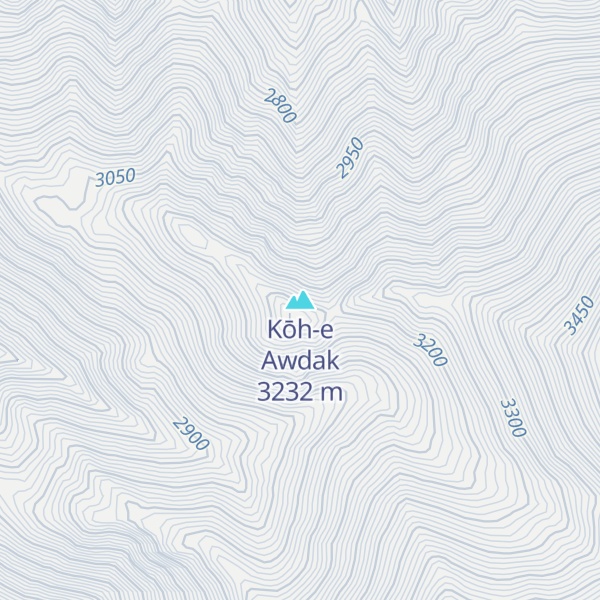 Map of Kōh-e Awdak