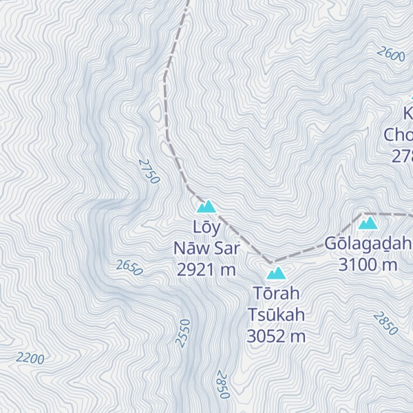 Map of Lōy Nāw Sar