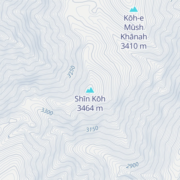 Map of Shīn Kōh