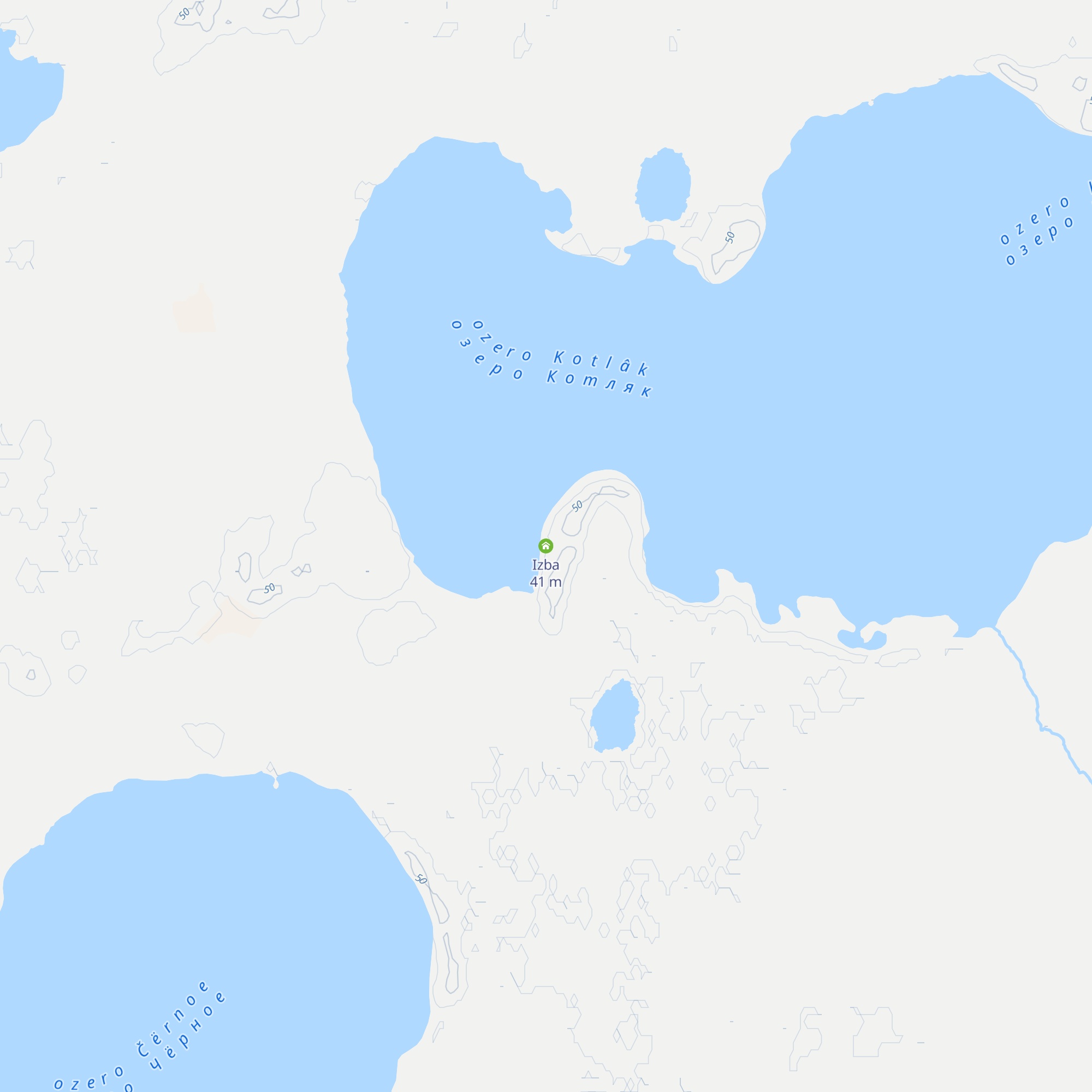 Izba map