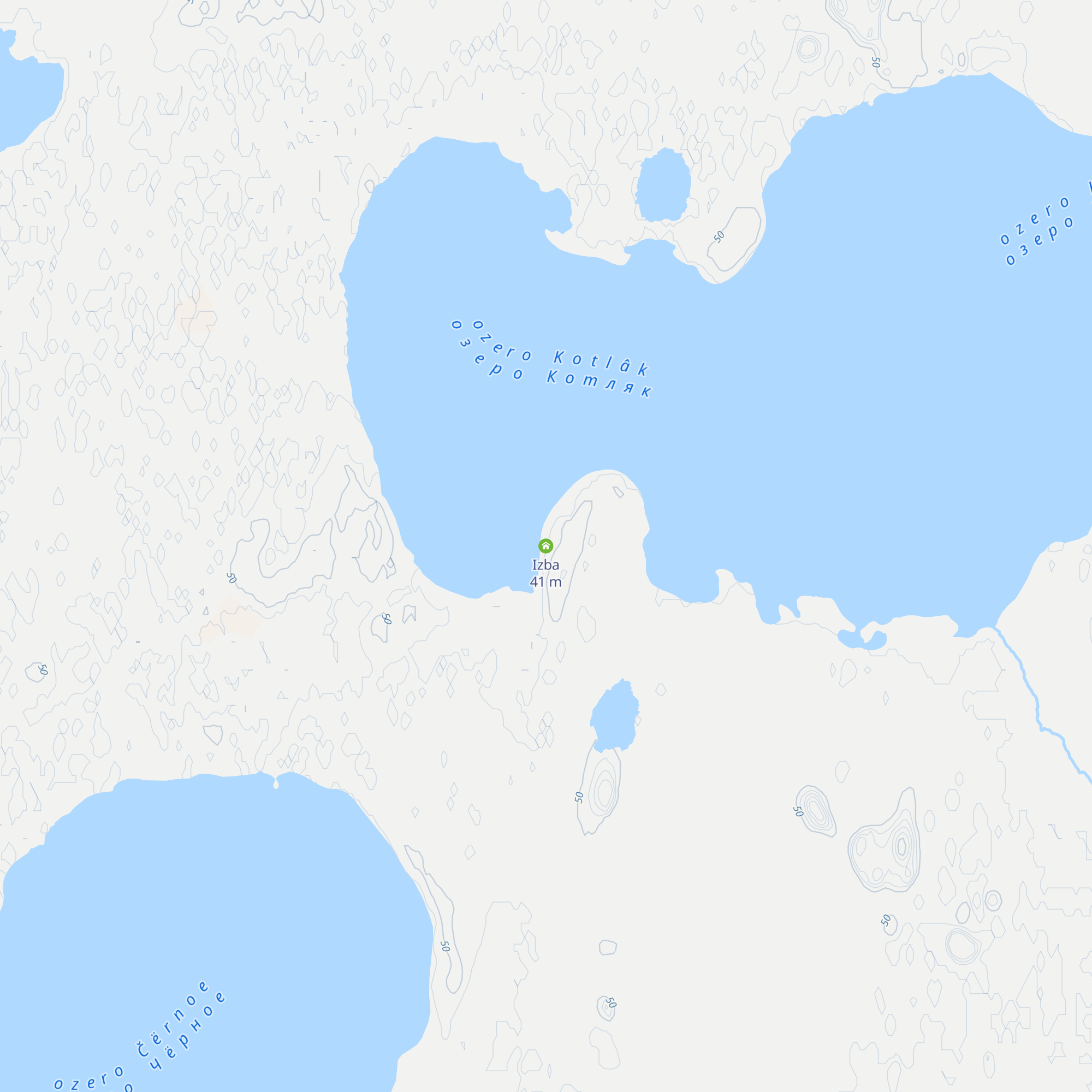 Izba map