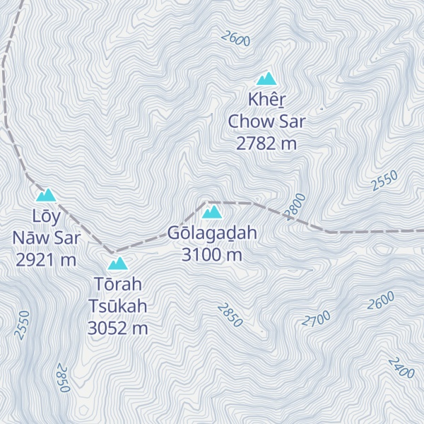 Map of Gōlagaḏah