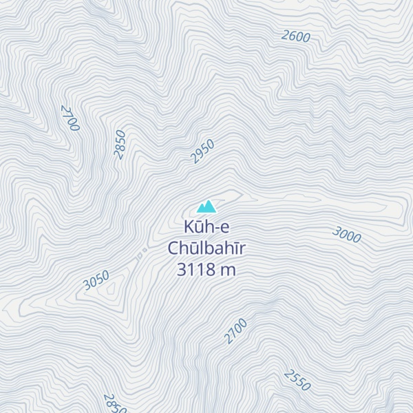 Map of Kūh-e Chūlbahīr