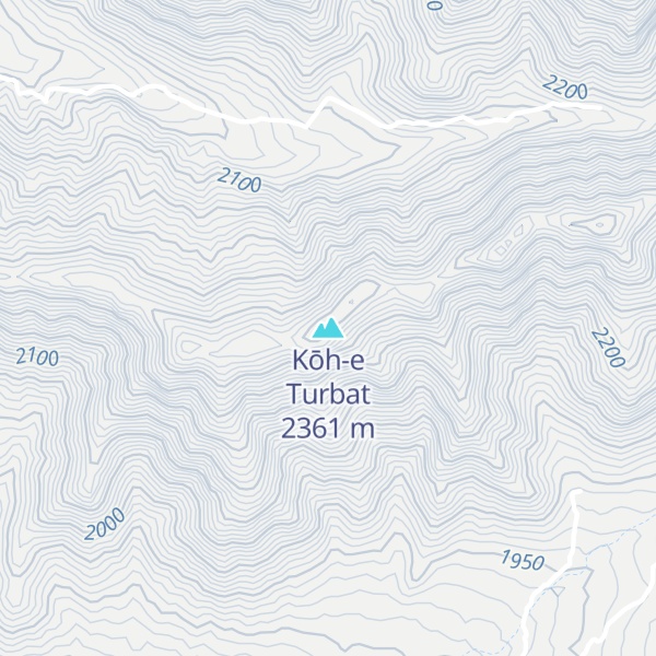 Map of Kōh-e Turbat