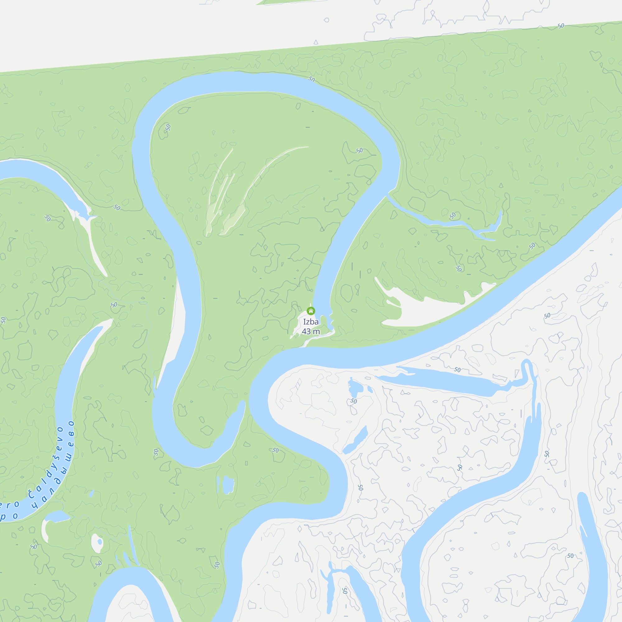 Izba map