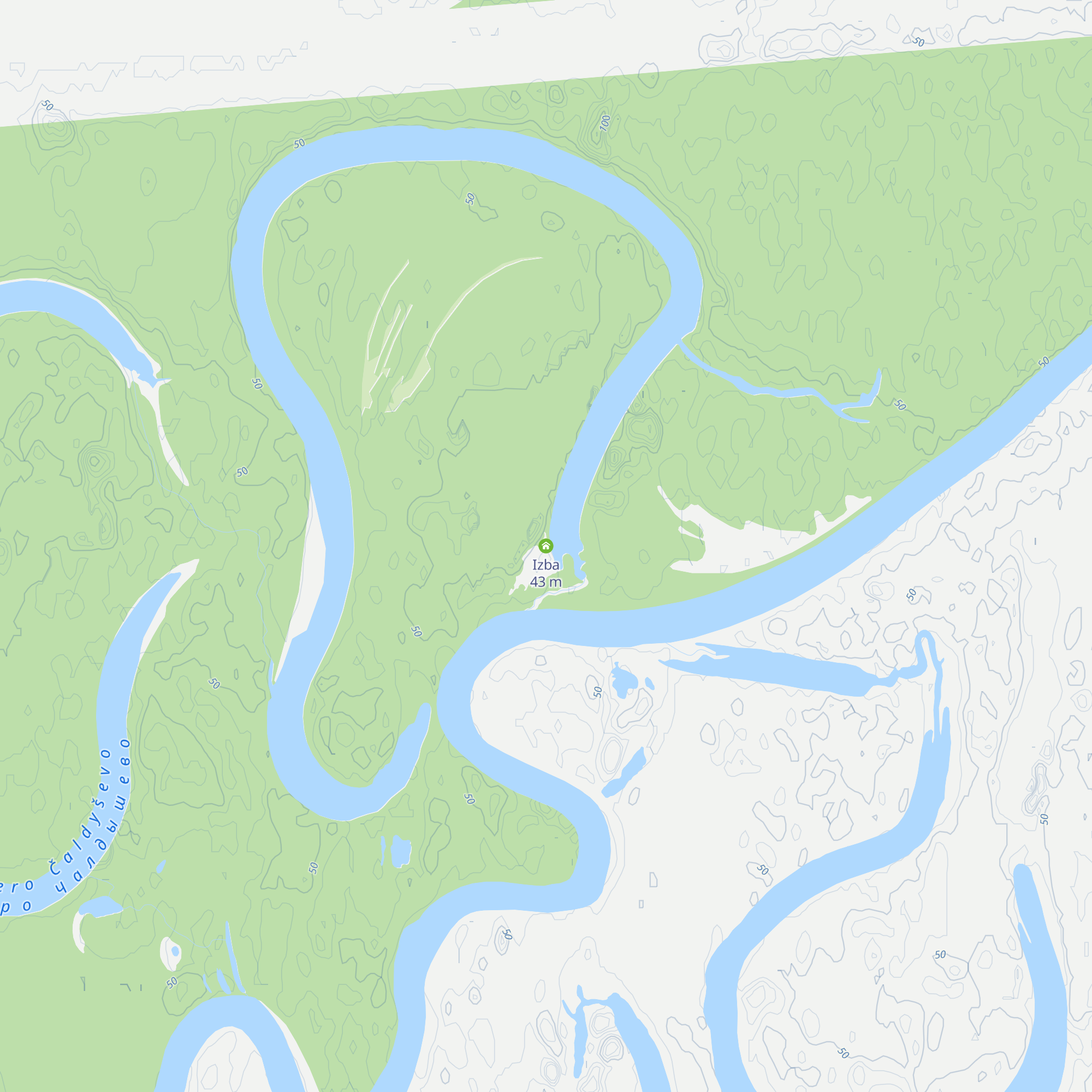 Izba map