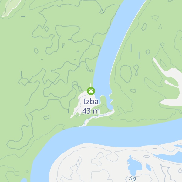 Map of Izba