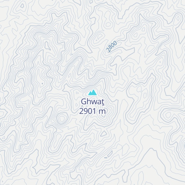 Map of Ghwaṯ