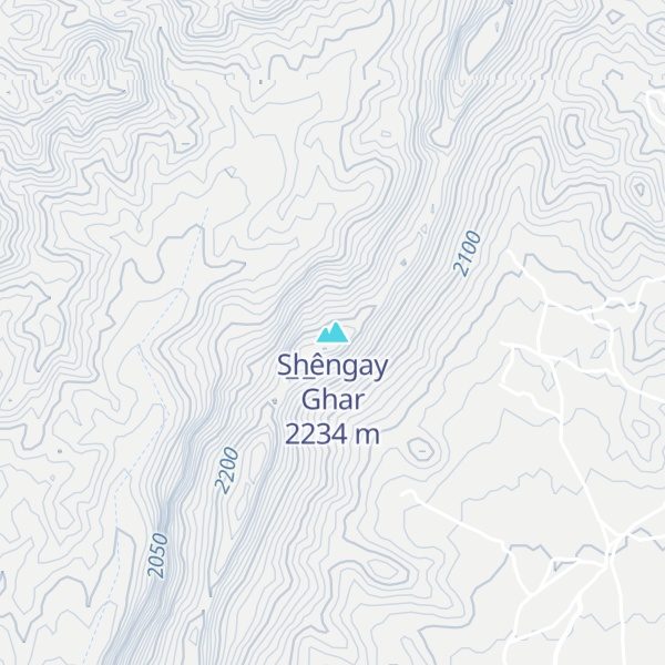 Map of S̲h̲êngay Ghar