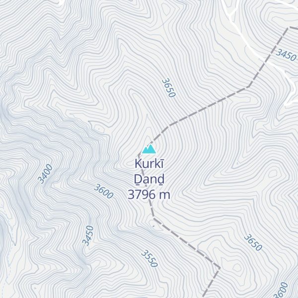 Map of Kurkī Ḏanḏ