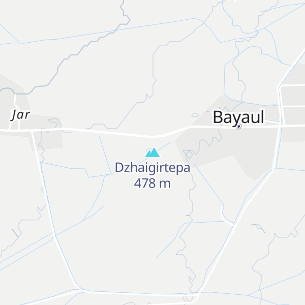 Map of Dzhaigirtepa