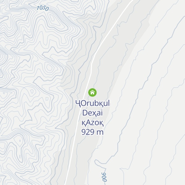 Map of ҶOrubқul Deҳai қAzoқ