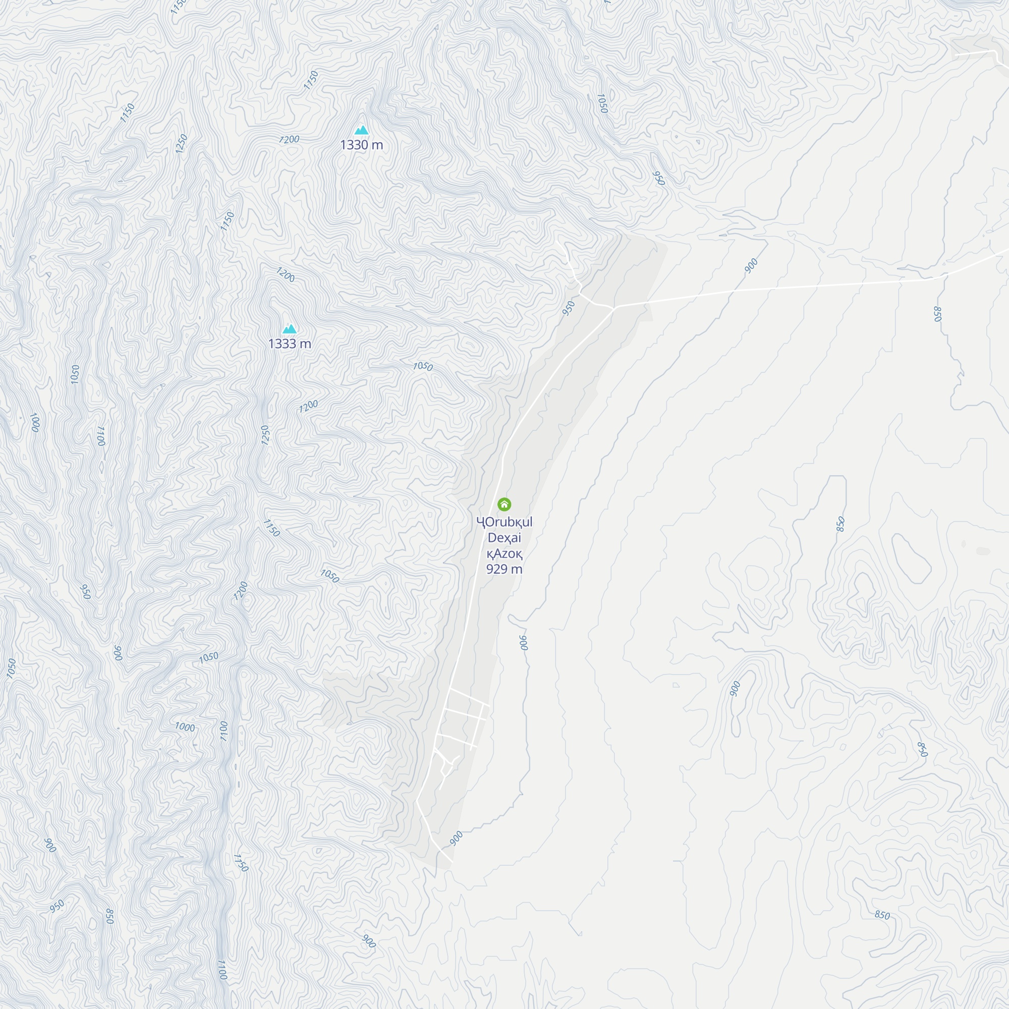 ҶOrubқul Deҳai қAzoқ map
