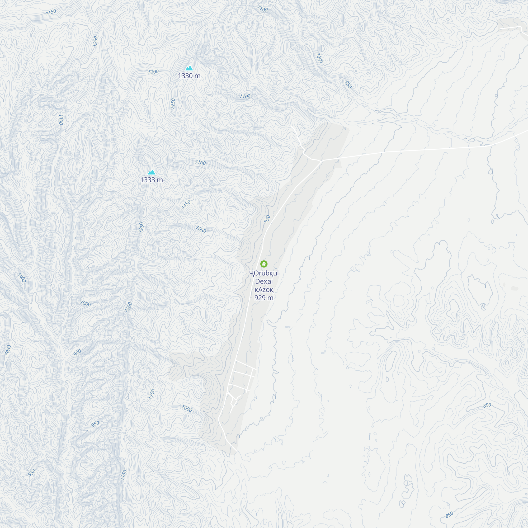 ҶOrubқul Deҳai қAzoқ map