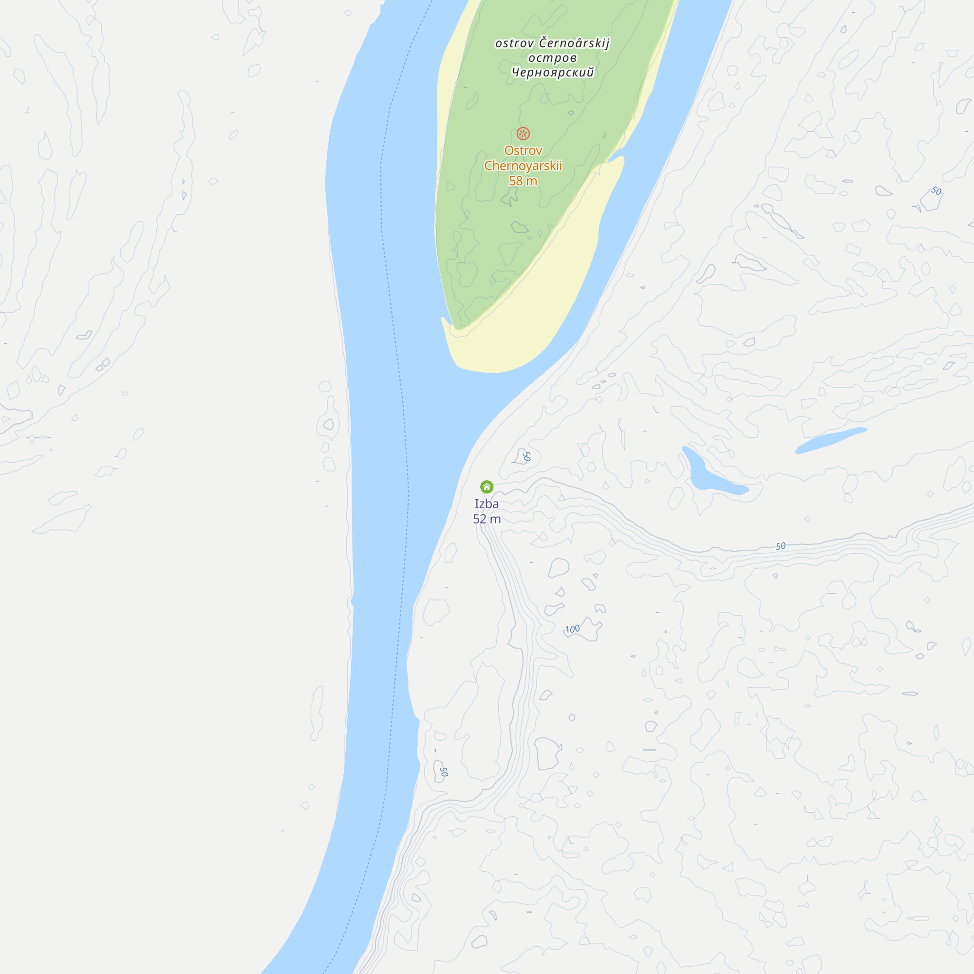 Izba map