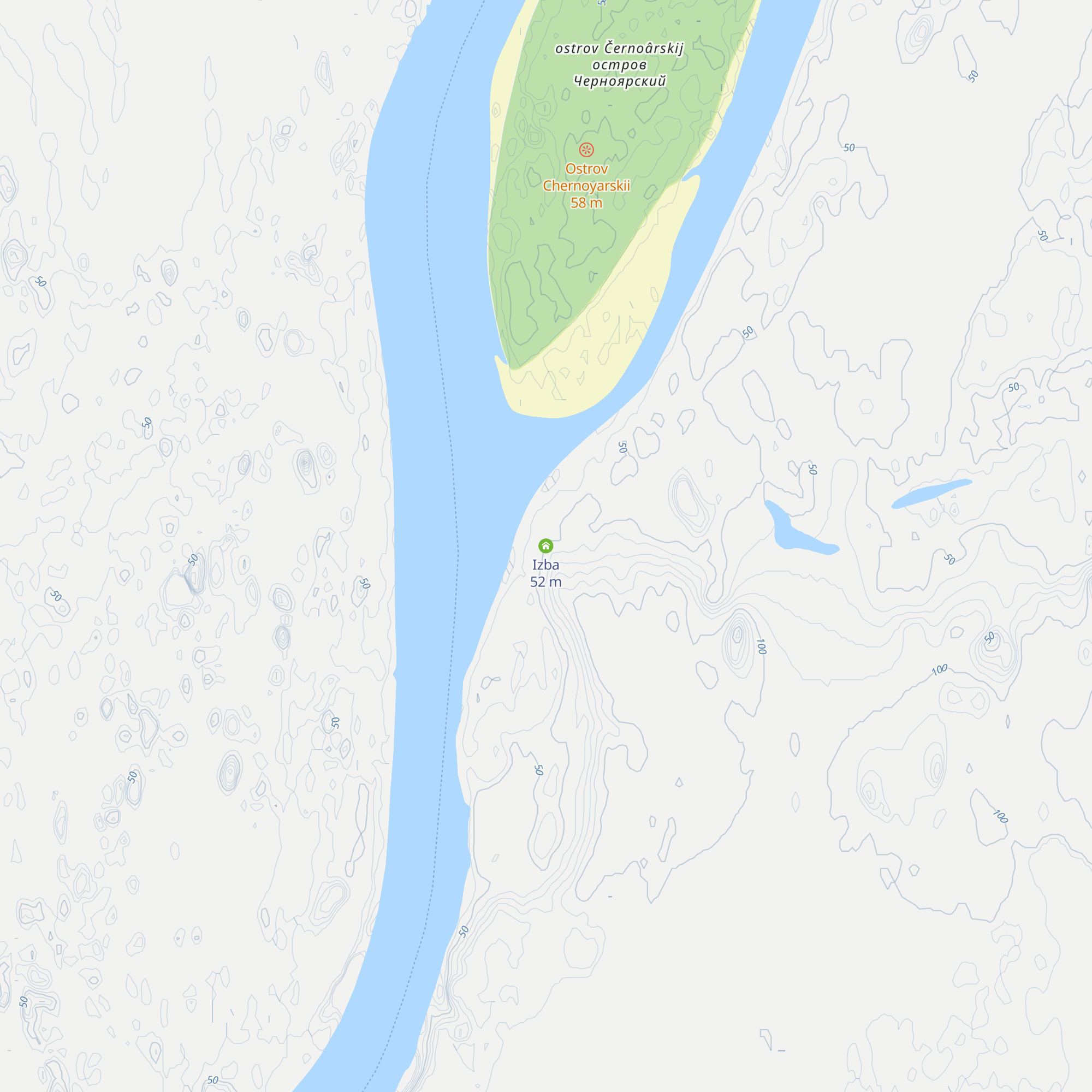 Izba map