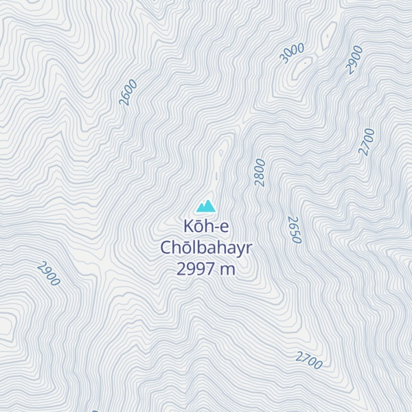 Map of Kōh-e Chōlbahayr