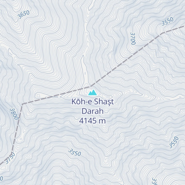 Map of Kōh-e Shaşt Darah