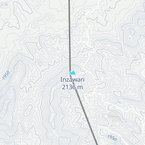 Map of Inzāwari