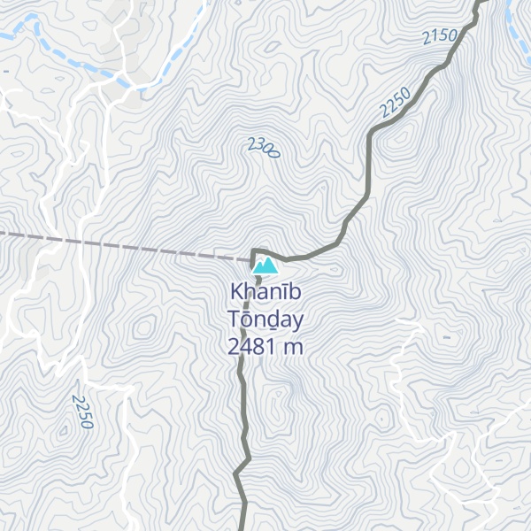 Map of Khanīb Tōnḏay