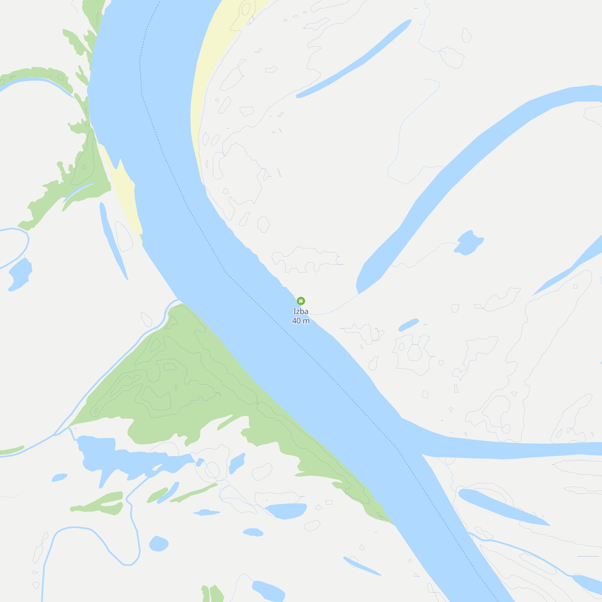 Izba map