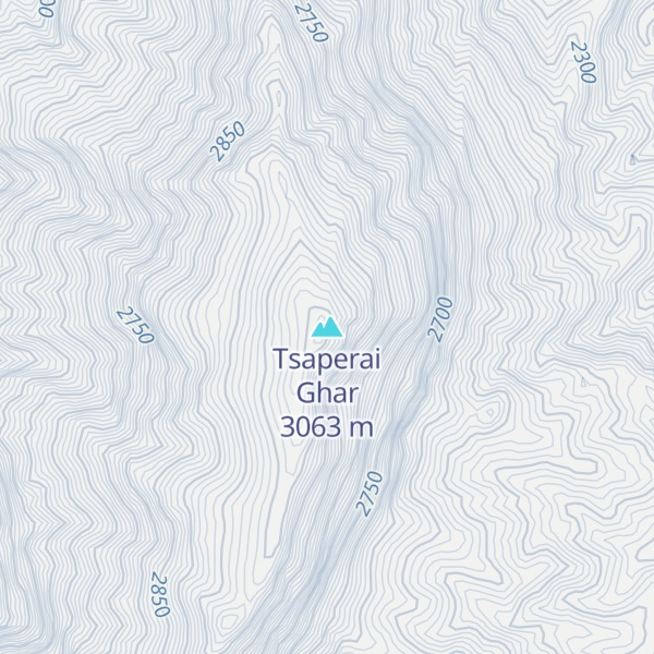 Map of Tsaperai Ghar