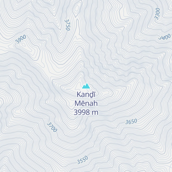 Map of Kanḏī Mēnah
