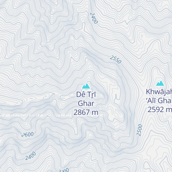 Map of Dê Tṟī Ghar