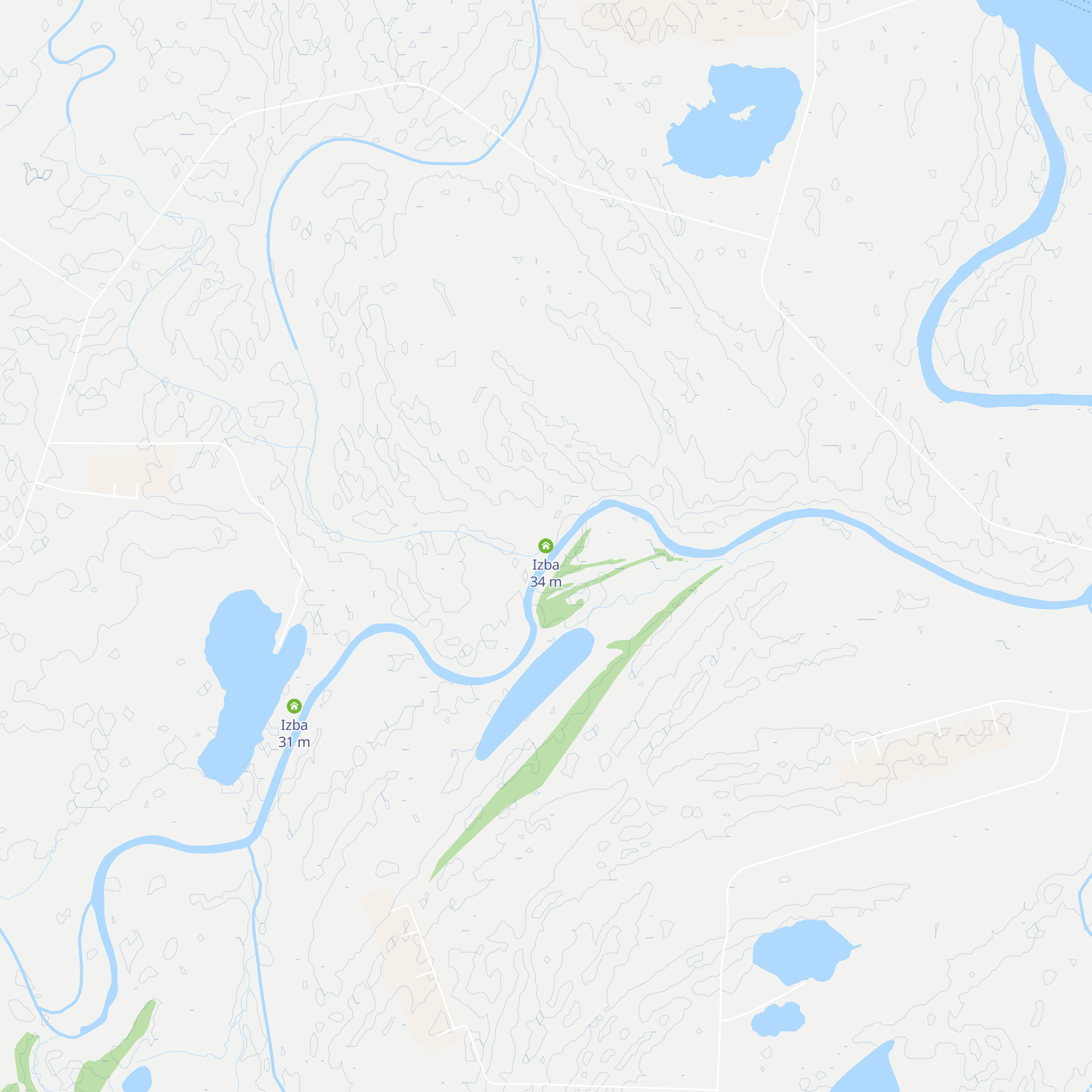 Izba map