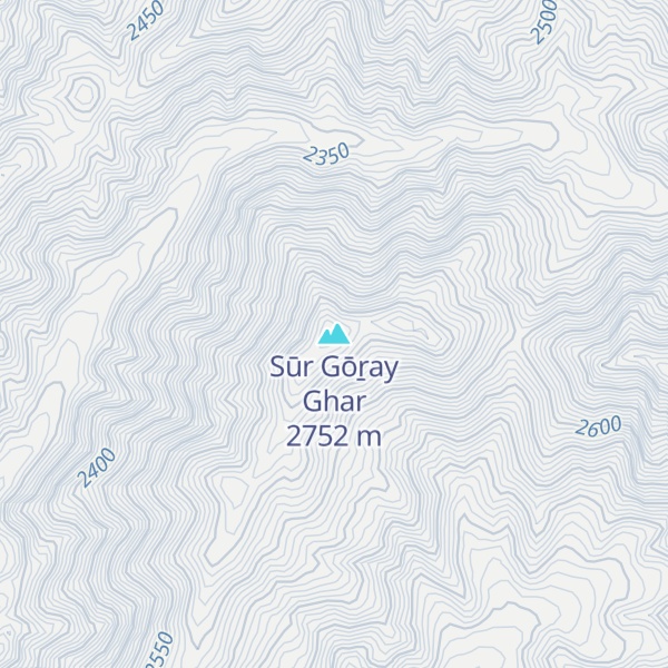 Map of Sūr Gōṟay Ghar