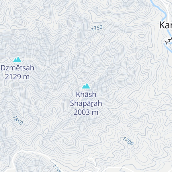 Map of Khāsh Shapāṟah