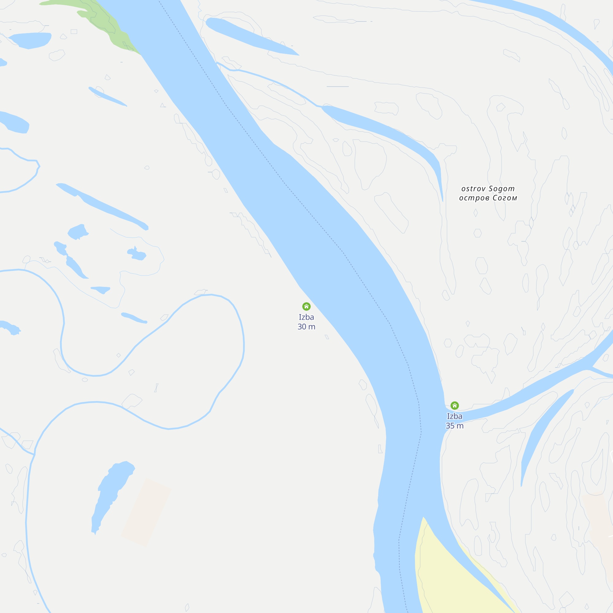Izba map