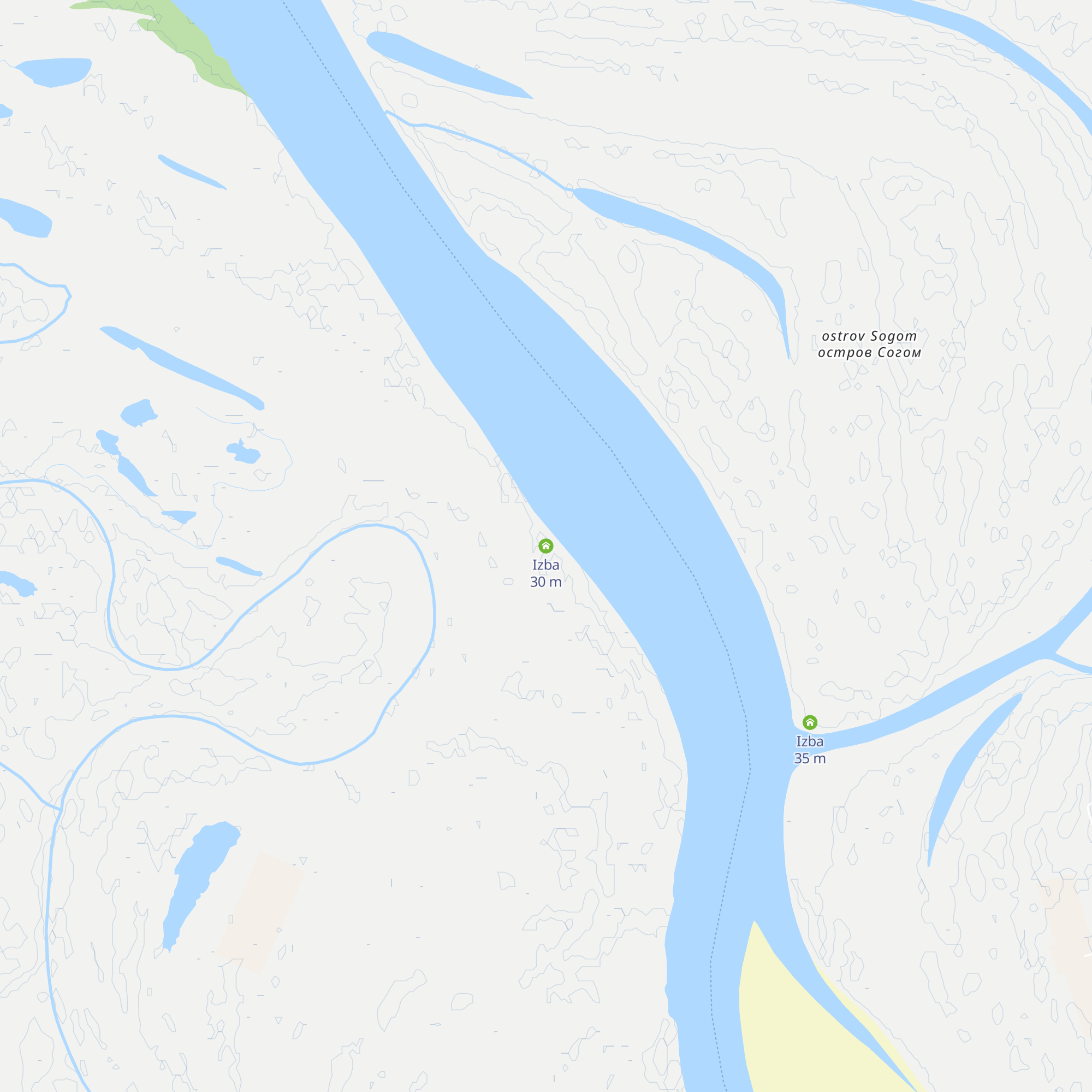 Izba map