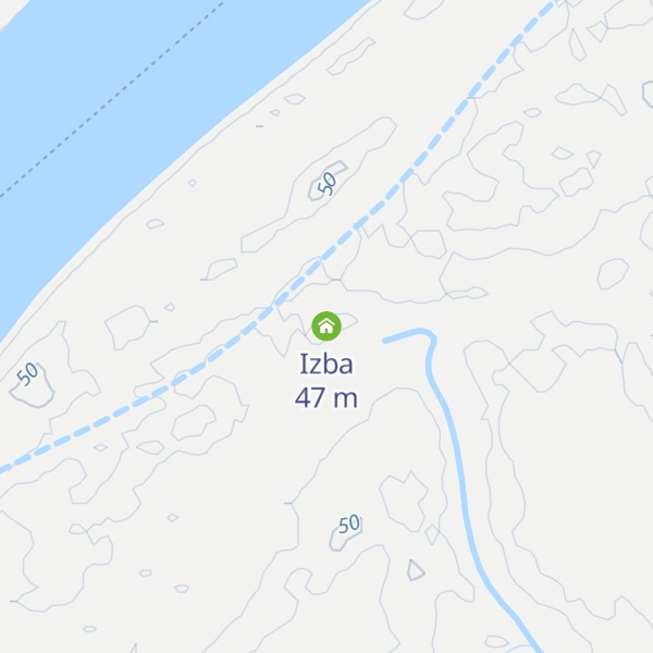 Map of Izba
