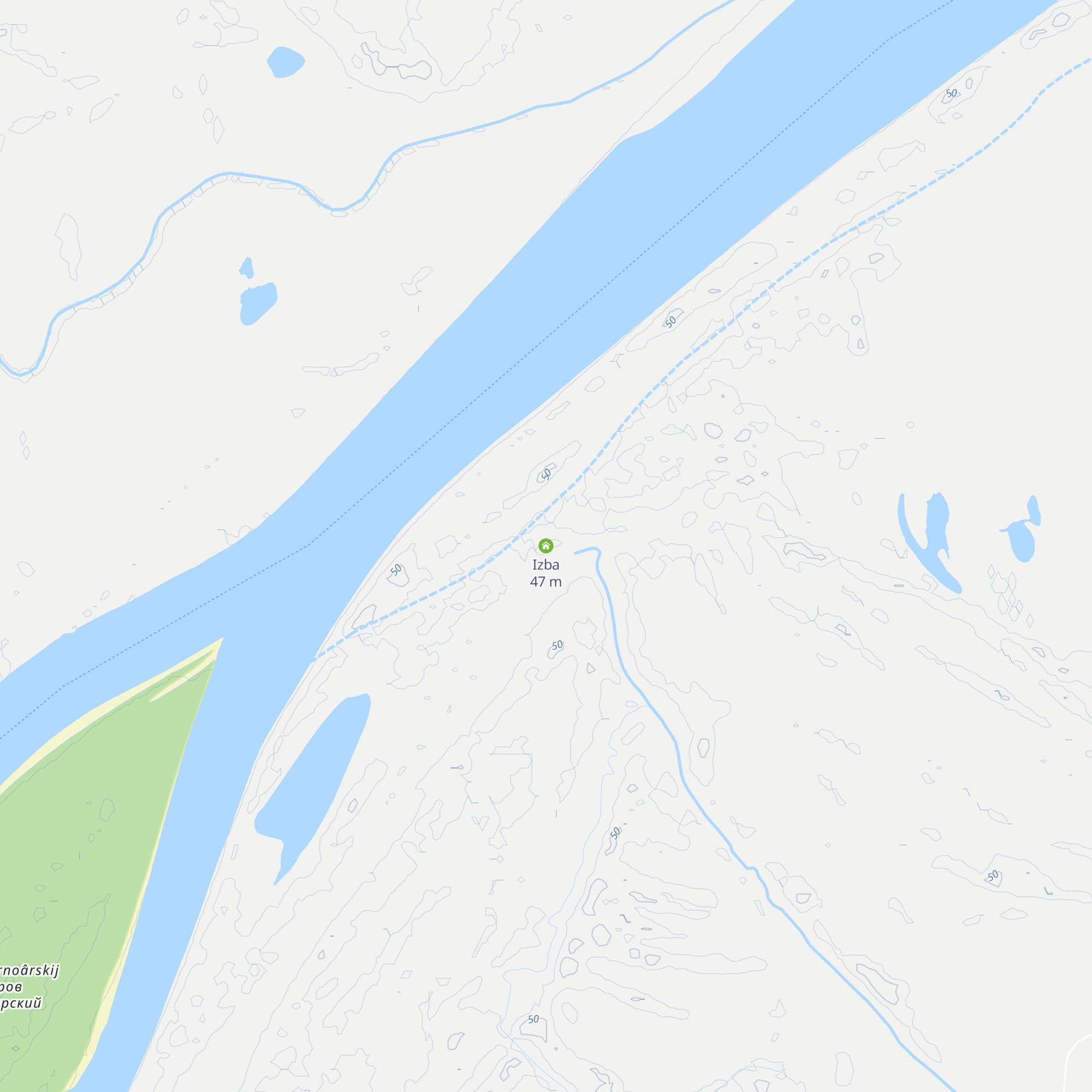 Izba map