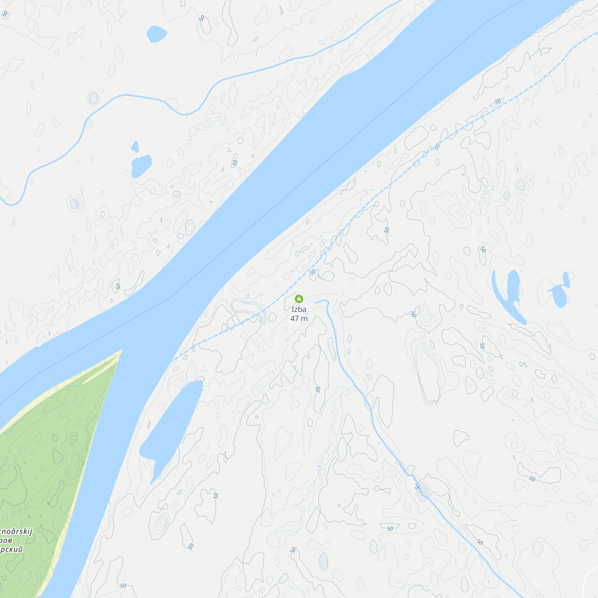 Izba map