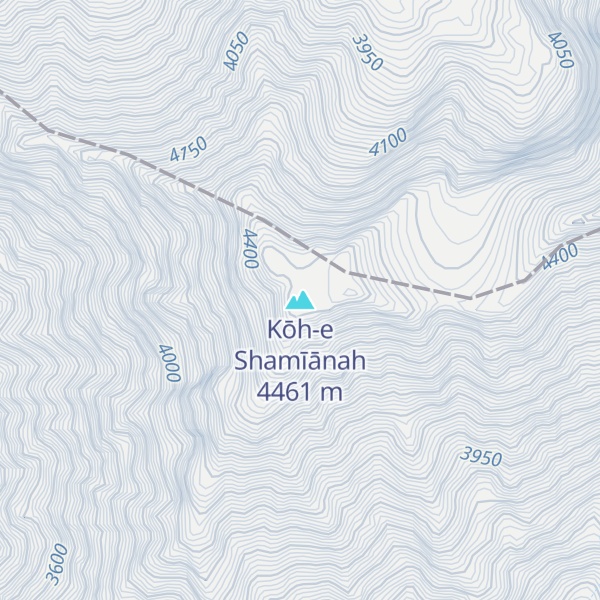 Map of Kōh-e Shamīānah