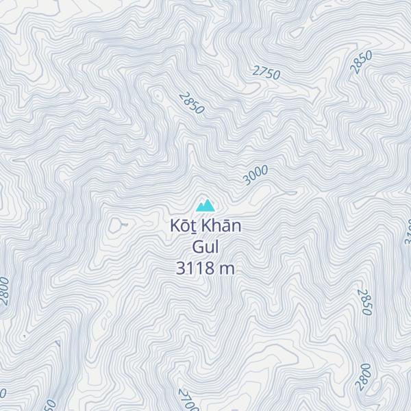 Map of Kōṯ Khān Gul