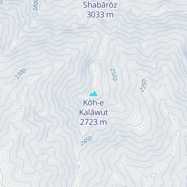 Map of Kōh-e Kalāwut