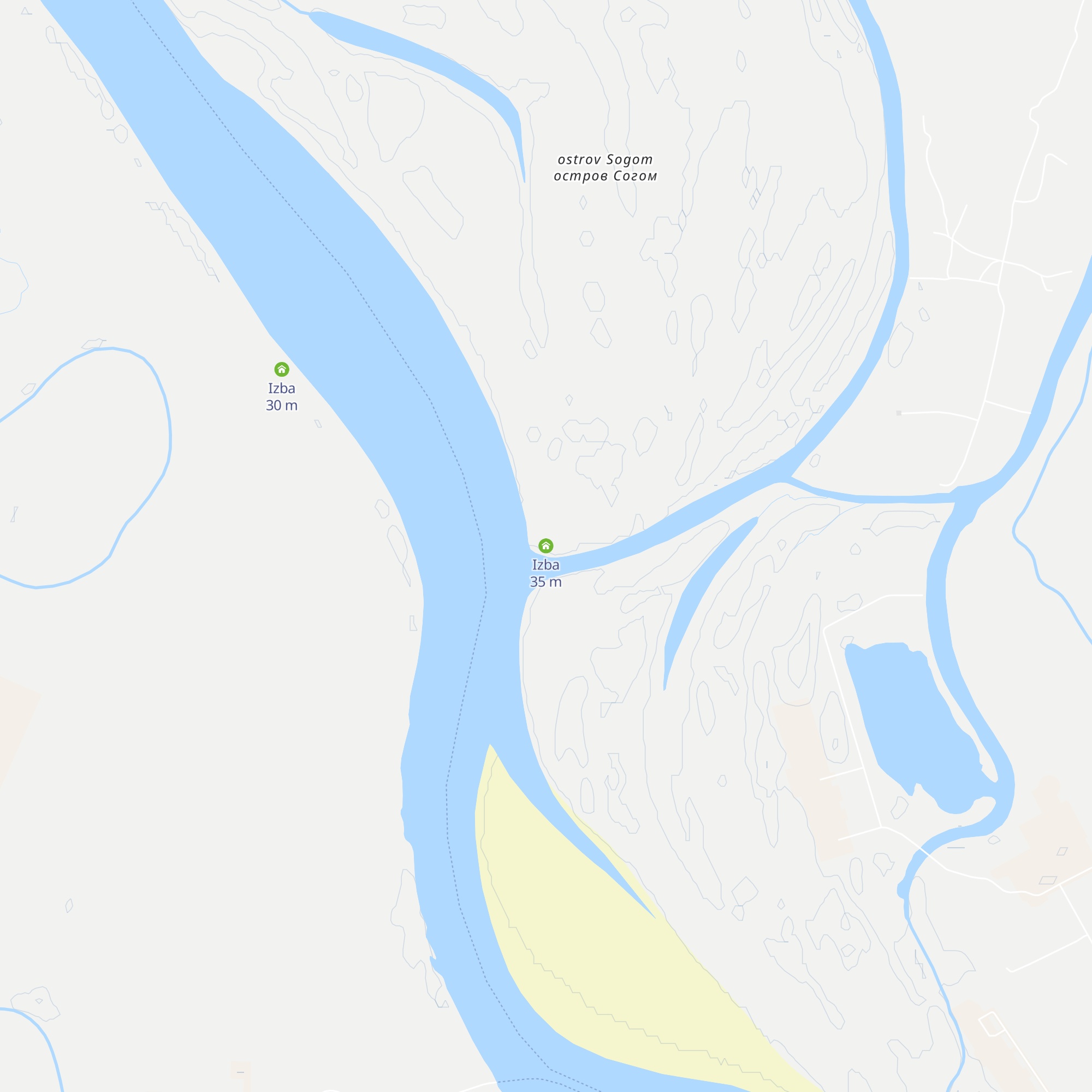 Izba map