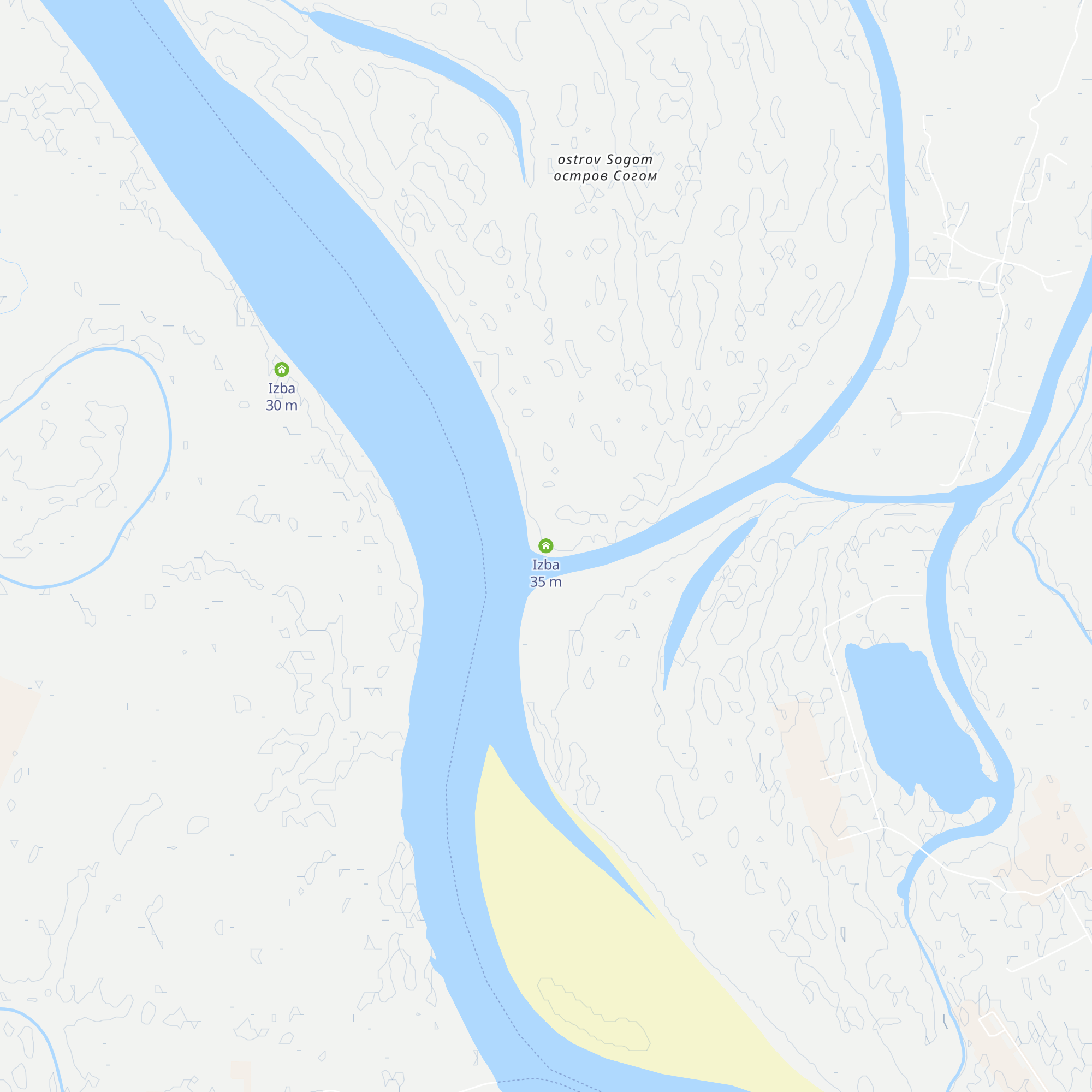 Izba map