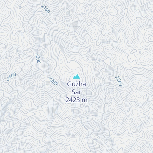 Map of Guzha Sar