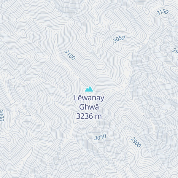 Map of Lēwanay Ghwā