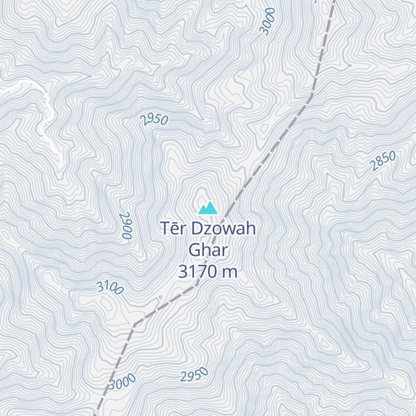 Map of Tēr Dzowah Ghar