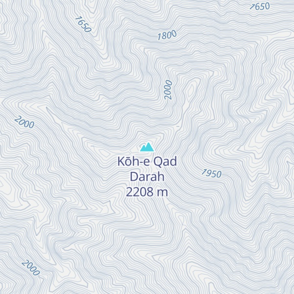 Map of Kōh-e Qad Darah