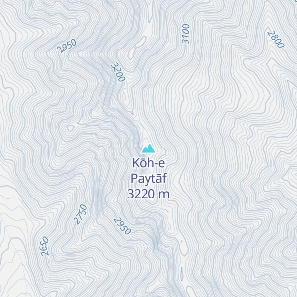 Map of Kōh-e Paytāf