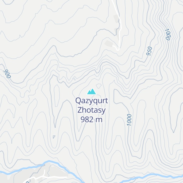 Map of Qazyqurt Zhotasy