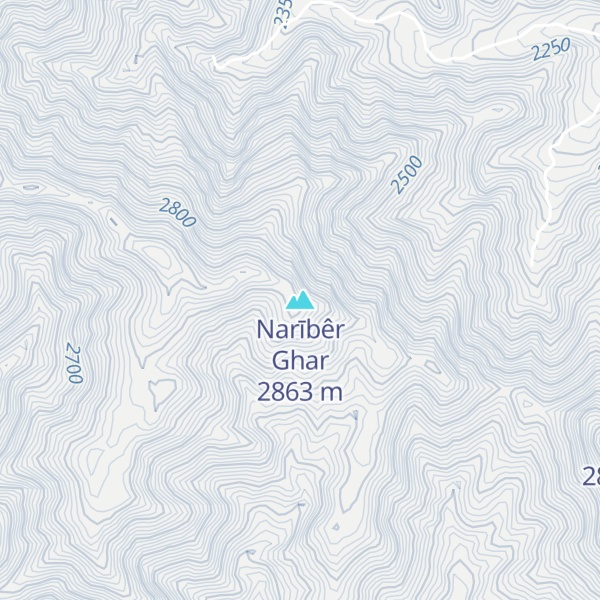 Map of Narībêr Ghar