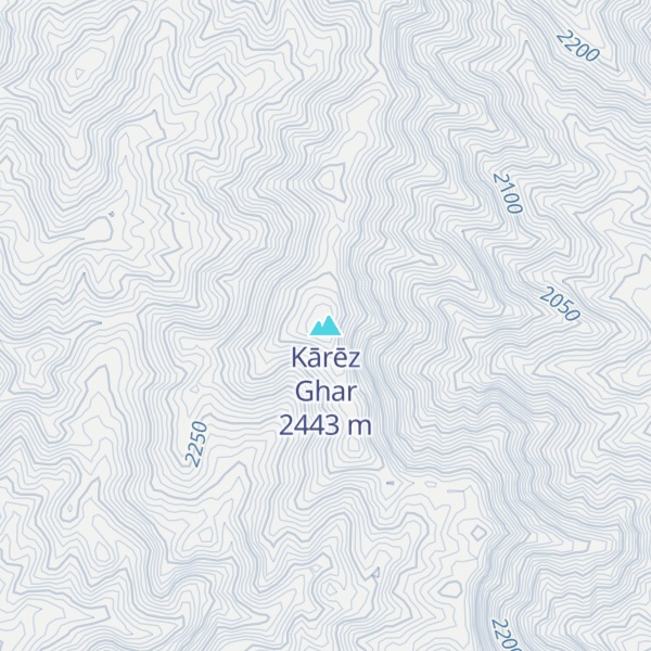 Map of Kārēz Ghar