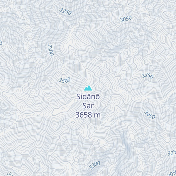 Map of Sidānō Sar